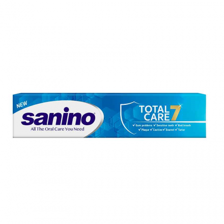 Паста зубна 50 мл Sanino Total care/natural extracts к/уп