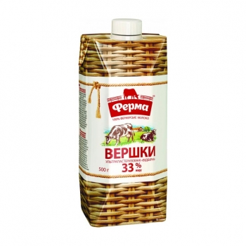Купити Вершки 0,5 кг Ферма 33% у АТБ Market