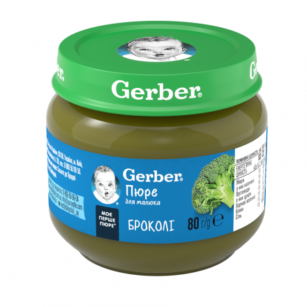 Пюре 80 г Gerber овощное брокколи