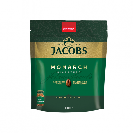Кофе 120 г Jacobs Monarch растворимый