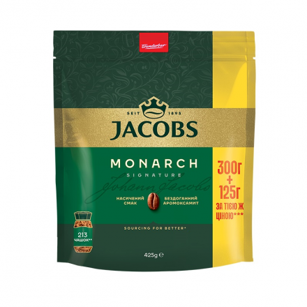 Кофе 425 г Jacobs Monarch растворимый сублимированный