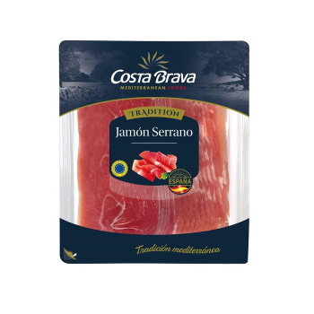 Купить Хамон 250 г Costa Brava Серрано нарізка, газ/упак в АТБ Market