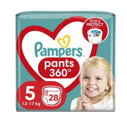 Подгузники - трусики Pampers Pants Размер 5 (12-17 кг), 28 шт