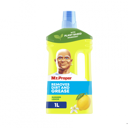 Засіб миючий 1л Mr. Proper Лимон для прибирання підлoги та стін рідкий