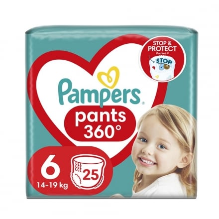 Подгузники - трусики Pampers Pants Размер 6 (15+ кг), 25 шт