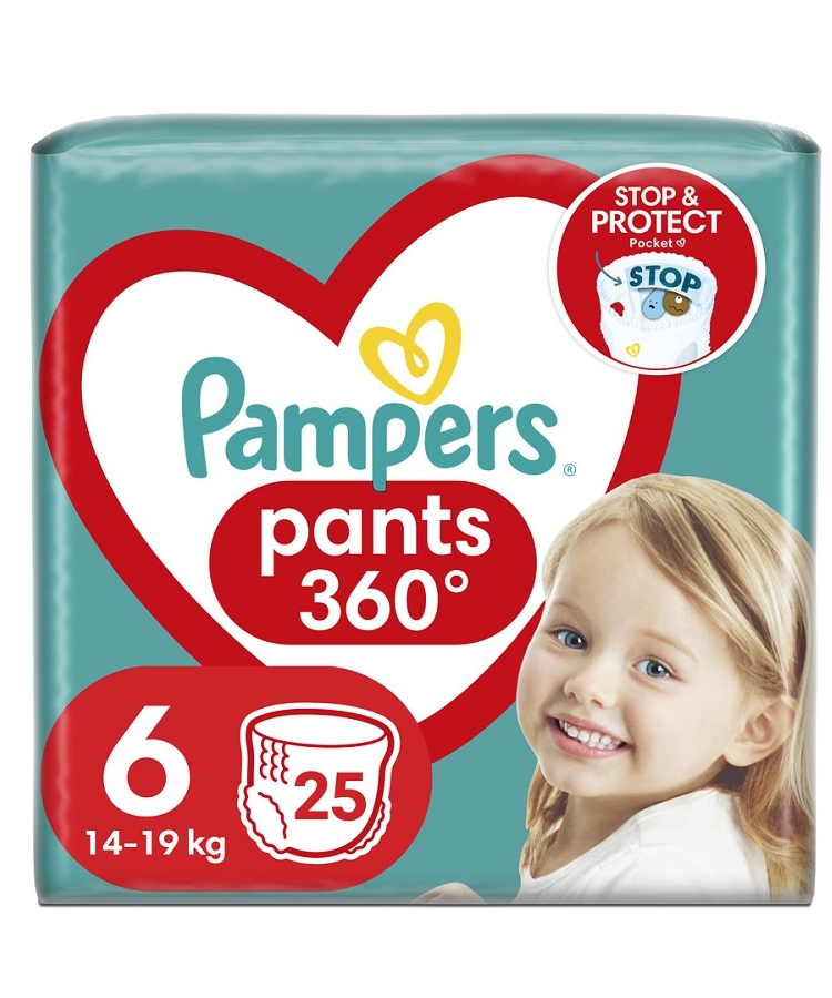 Підгузники-трусики 25 шт Pampers (6) купити в Києві та Україні за ціною ...