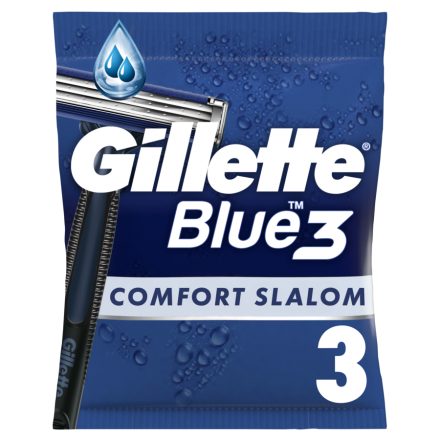 Бритви одноразові 3шт Gillette Blue 3 Слалом комфорт м/уп