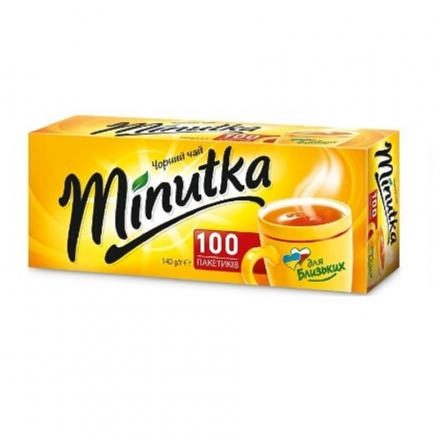 Чай (100 ф/п х 1,4 г) MINUTKA BLACK TEA чорний  Польша