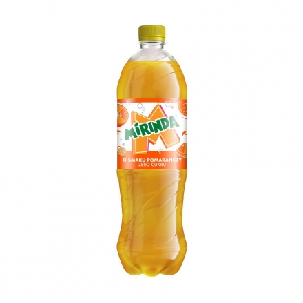 Напій 1л Mirinda Zero зі смаком апельсина бeзaлкoгoльний сильнoгaзoвaний ПЕТ