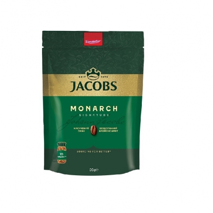 Кофе 20 г Jacobs Monarch растворимый сублимированный