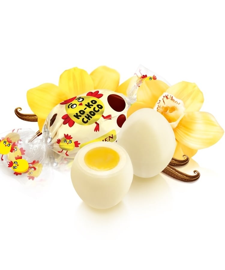 Цукерки Roshen Ko-Ko Choco White вагові купити в Києві та Україні за ...