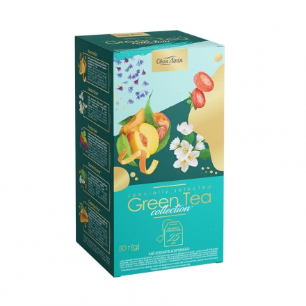 Чай (25 ф/п х 2г) Своя Лінія зелений асорті смаків