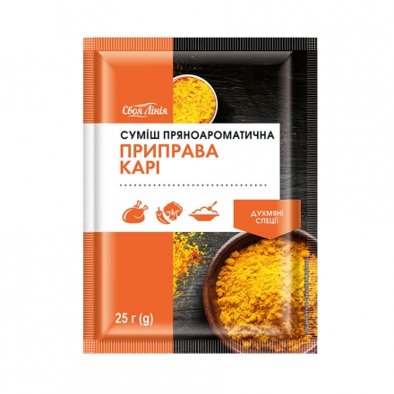 Купити Приправа 25г Своя Лінія карі суміш пряноароматична у АТБ Market