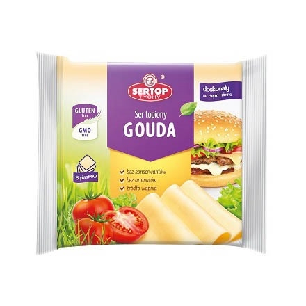 Сыр плавленый 130 г Sertop Гоуда, 40% пластины 