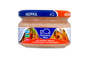 Паста 160г Водный мир з ікри мойви з креветкою купити в Києві та ...