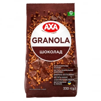Купити Сухі сніданки 330 г АХА Musli шоколадні з медом м/уп у АТБ Market