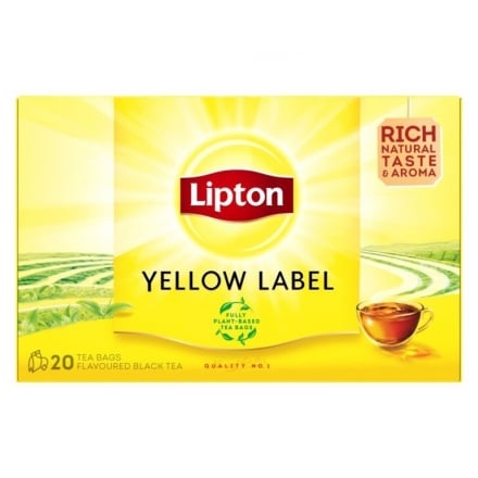 Чай (20ф/п х 2г) Lipton Чорний чай к/уп