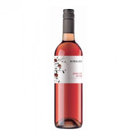 Вино 0,75 л BORSARI Мерло напівсухе рожеве 11% об ск/пл Італія