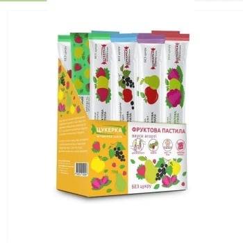 Купить Конфеты 15г Alexis со вкусом груши, черной смородины, малины, клубники и яблока в АТБ Market