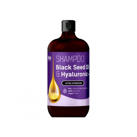 Шампунь 355 мл Bio Naturell Black Seed Oil/Avocado Oil/Biotin for all hair types п/флакон