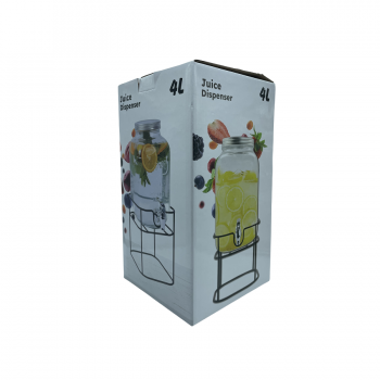 Купити Банка з кpишкою та мeталeвим кpаном,з пiдcтавкою, 4л. у АТБ Market