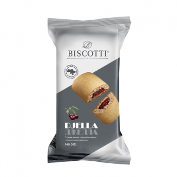 Купити Печиво 140 г BISCOTTI Джелла здобне пісочно-відсадне м/уп у АТБ Market
