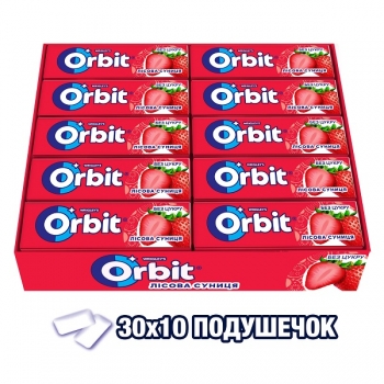 Купить Жевательная резинка 14 г Wrigley's Орбит лесная земляника в АТБ Market