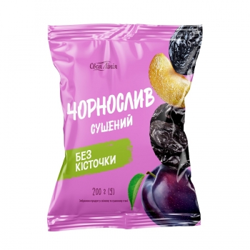 Купить Чернослив 200 г Своя линия сушеный без косточки в АТБ Market