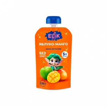 Купити Пюре 220 г ELFIK Magic Яблуко та манго д/п у АТБ Market