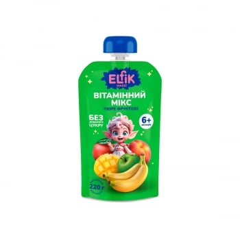 Купити Пюре 220 г ELFIK Magic Вітамінний мікс д/п у АТБ Market