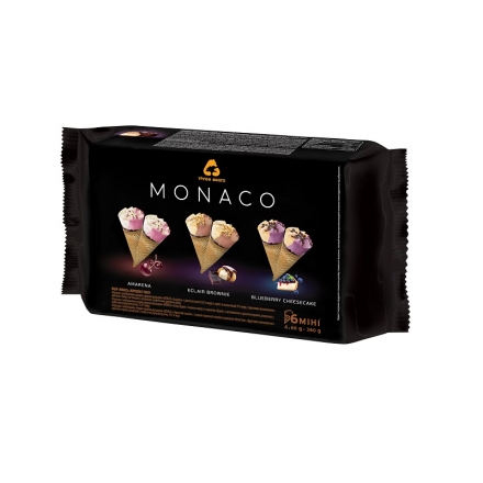 Морозиво 360г Три Ведмеді Monaco мультипак