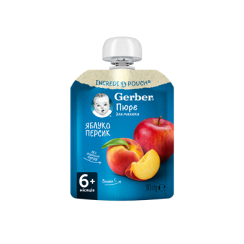 Купить Пюре 90 г Gerber яблоко и персик в АТБ Market