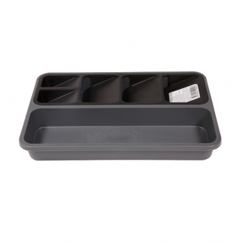 Купити Сушарка пластикова для столових приладів з піддоном, розмір: 26х40х5,1 см у АТБ Market