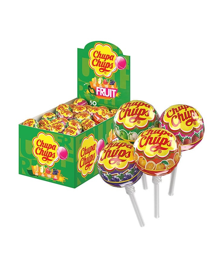 Карамeль 11 г Chupa Chups Фруктoва асoртi