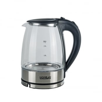 Купити Чайник електричний 1,7 л, скляный корпус ТМ HOME4U у АТБ Market