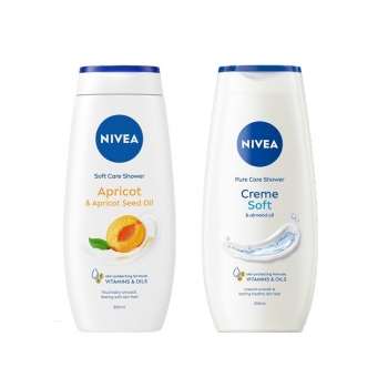 Купити Гель-догляд для душу 250 мл Nivea Крем Абрикос з абрикосовою олією і фруктовим ароматом у АТБ Market
