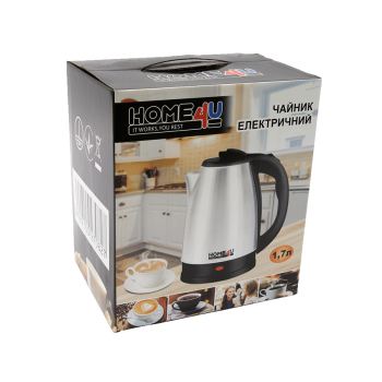 Купити Чайник eлeктpичний 1,7л, мeталeвий коpпуc, аpт. BZDI230323-3 у АТБ Market