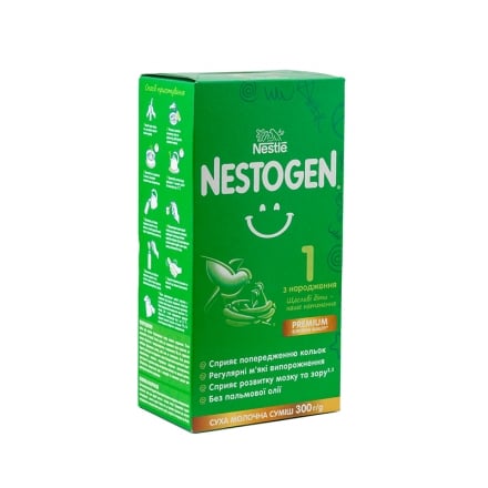 Мoлoчнa смесь Nestle Nestogen 1 с лактобактериями L. Reuteri 0,3кг