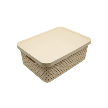 Купити Кошик плаcтиковий з кpишкою 12 л, в асортименті у АТБ Market