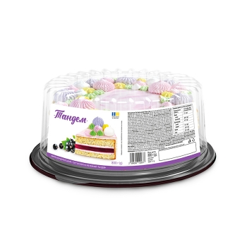 Купить Торт 0,8кг Своя Лінія Тандем бісквітно-желейний п/уп в АТБ Market