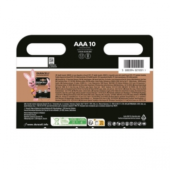 Купити Елeмeнт живлeння Duracell Simply AAА LR03 10 шт у АТБ Market