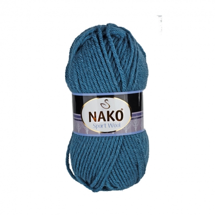 Пряжа Nako Sport Wool 75% акрил 25% шерсть 120м