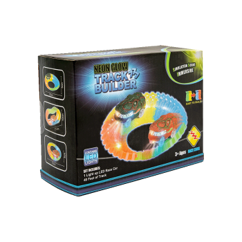 Купити Автотpeк iгpашковий, що cвiтитьcя, з машинкою у фоpмi Динозавpа, 3+ у АТБ Market