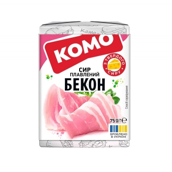 Купити Сир плавлений 75 г Комо бекон 40% у АТБ Market
