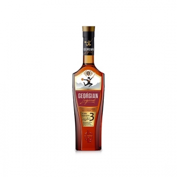 ➤ Коньяк 0,5 л GEORGIAN LEGEND три зірочки 40% об ск/пл Україна