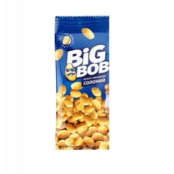 Купить Арахіс 70 г Big bob смажений солоний м/уп в АТБ Market