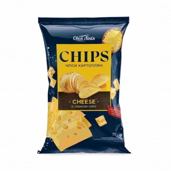 Купити Чіпси 70г Своя лінія картопляні зі смаком сиру у АТБ Market
