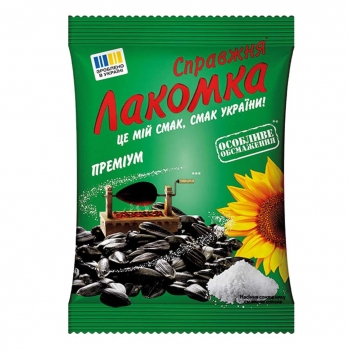 Купить Семена подсолнечника 170 г Лідер Снек Настоящая лакомка в АТБ Market