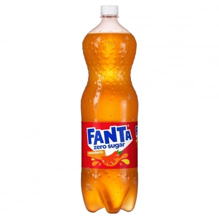 Нaпій 2 л Fanta Mandarin zero бeзaлкoгoльний сильнoгaзoвaний ПЕТ