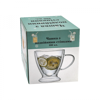 Купити Чашка з подвiйними cтiнками 280 мл. у АТБ Market